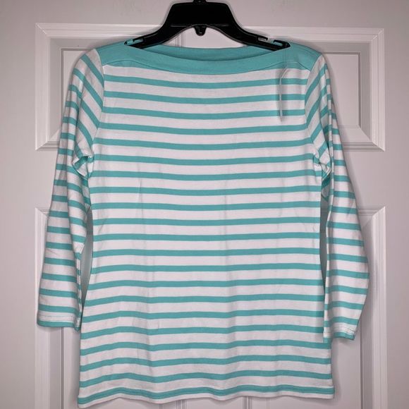 New Pendleton Trimmed Tee Top Size‎ XS Striped - Picture 1 of 6